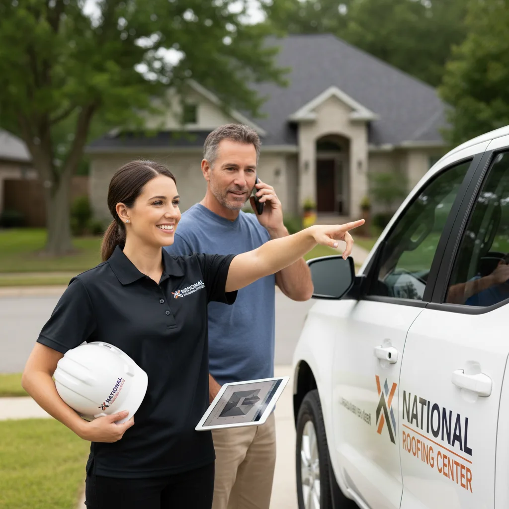 National Roofing Center customer support in Belle